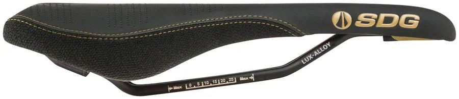 Radar Saddle - Lux-Alloy Black/Tan - Bicycle Warehouse
