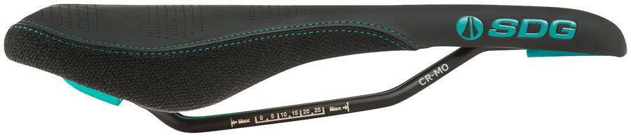Radar Saddle - Chromoly Black/Turquoise - Bicycle Warehouse