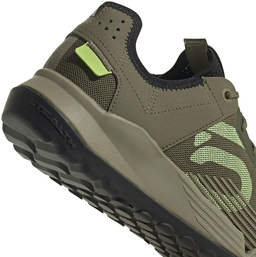Trailcross LT Flat Shoes - Mens Focus Olive/Pulse Lime/Orbit Green 6 - Bicycle Warehouse
