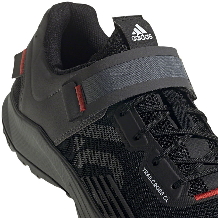 Trailcross Mountain Clipless Shoes - Mens Core BLK/Gray Three/Red 12 - Bicycle Warehouse