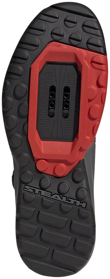 Trailcross Pro Mountain Clipless Shoes - Womens Gray/Black/Red 8 - Bicycle Warehouse