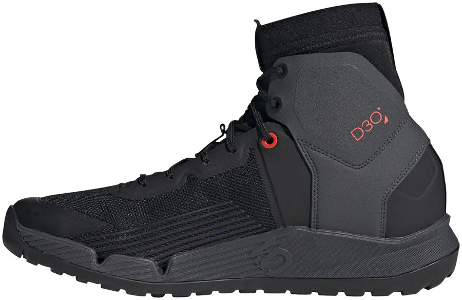 Trailcross Mid Pro Flat Shoes - Mens Core BLK / Gray Two / Solar Red 12 - Bicycle Warehouse