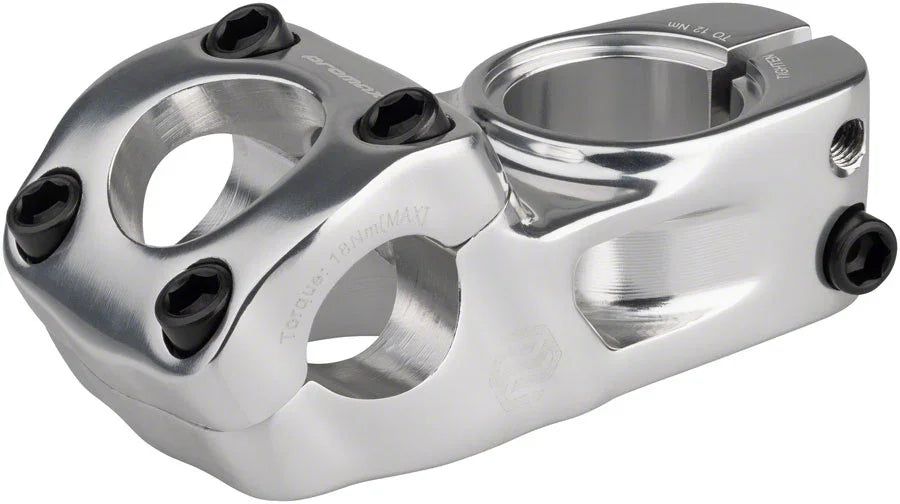 Impact BMX Stem - 53mm Top Load Silver - Bicycle Warehouse