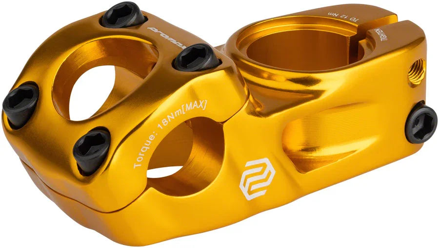 Impact BMX Stem - 48mm Top Load Gold - Bicycle Warehouse