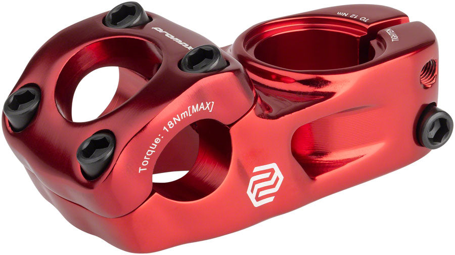 Impact BMX Stem - 53mm Top Load Red - Bicycle Warehouse