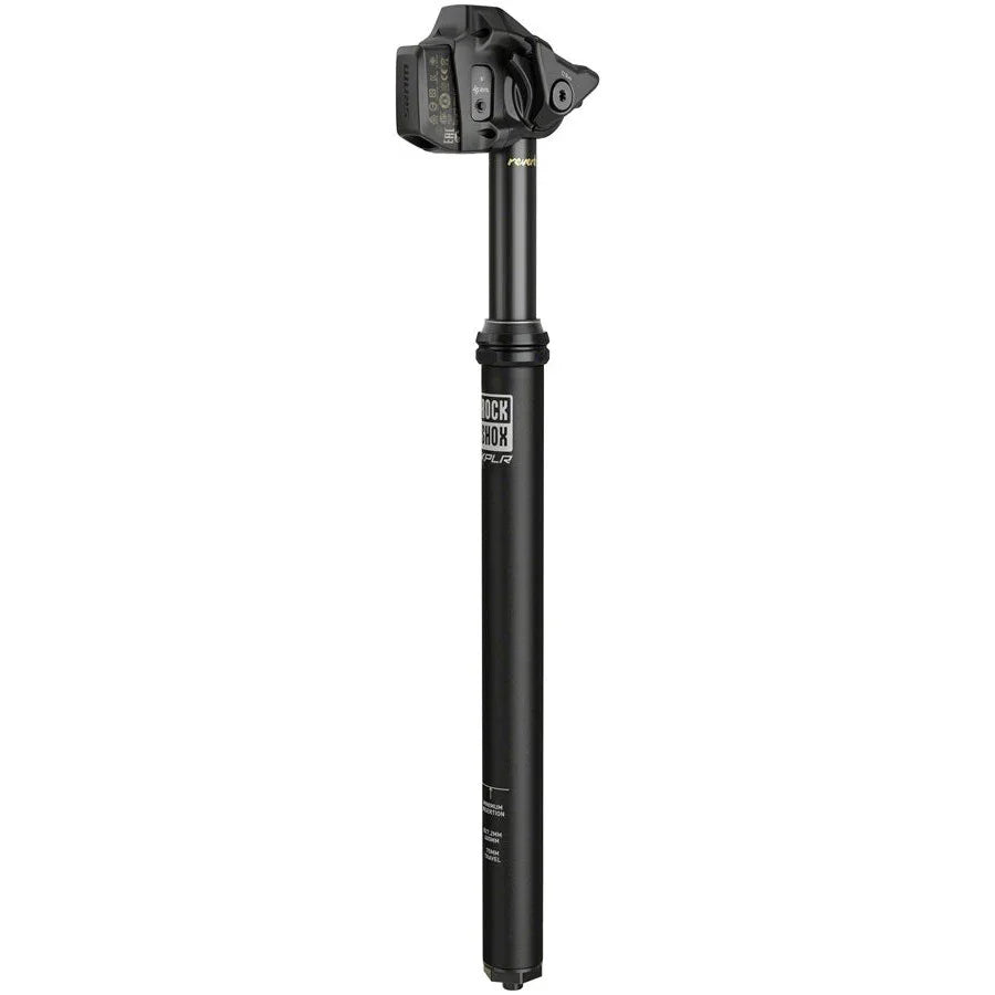 Bicycle Warehouse RockShox Reverb AXS XPLR Dropper Seatpost - 27.2mm, 75mm, 400, Black, A1 - - Bicycle Warehouse