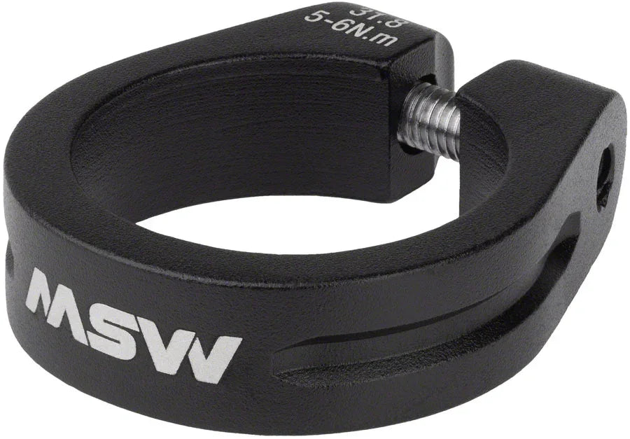 Seatpost Clamp - 31.8mm Black - Bicycle Warehouse