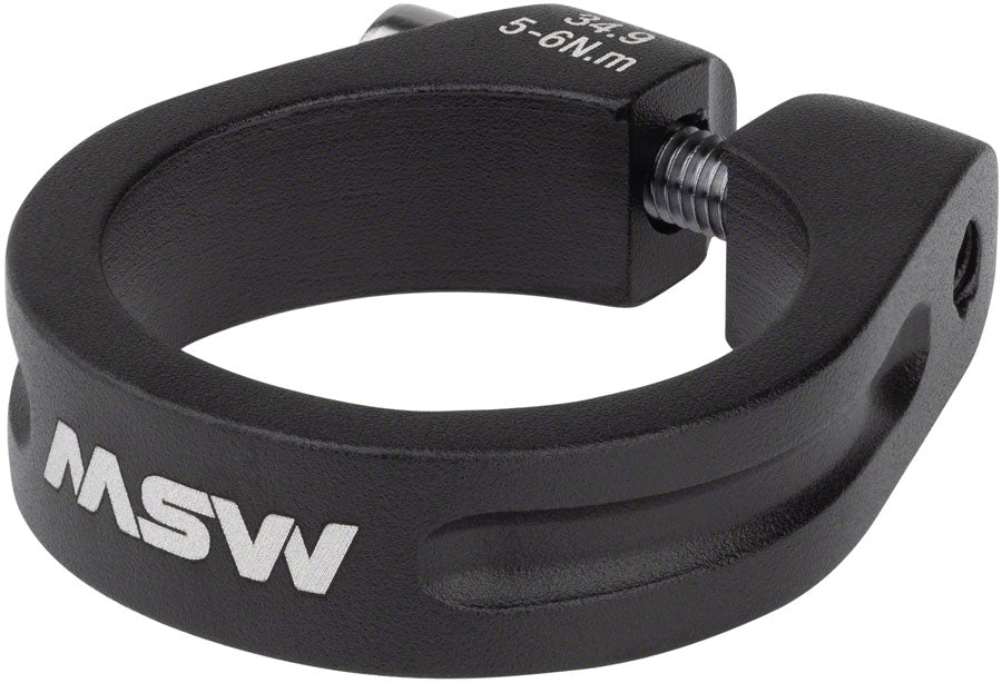 Seatpost Clamp - 34.9mm Black - Bicycle Warehouse