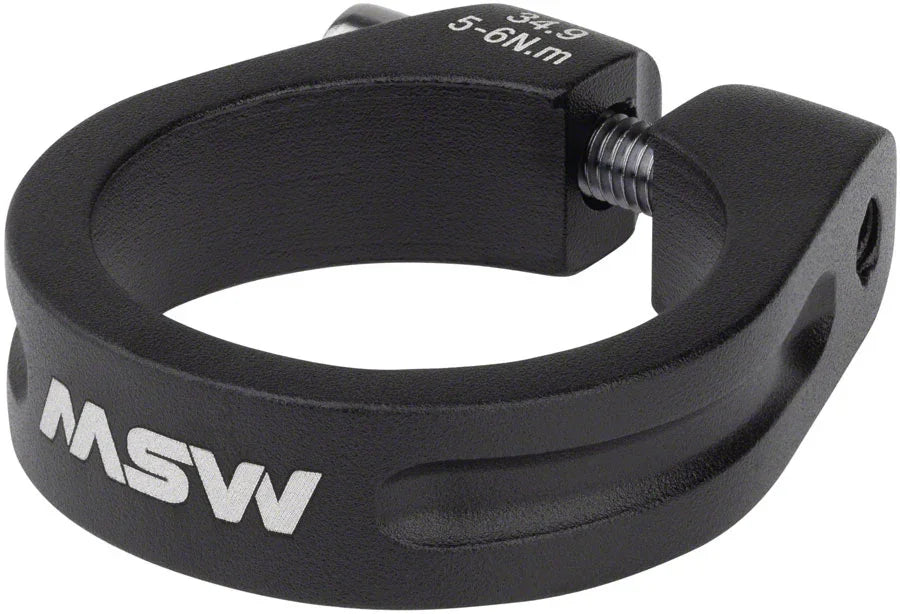 Seatpost Clamp - 34.9mm Black - Bicycle Warehouse