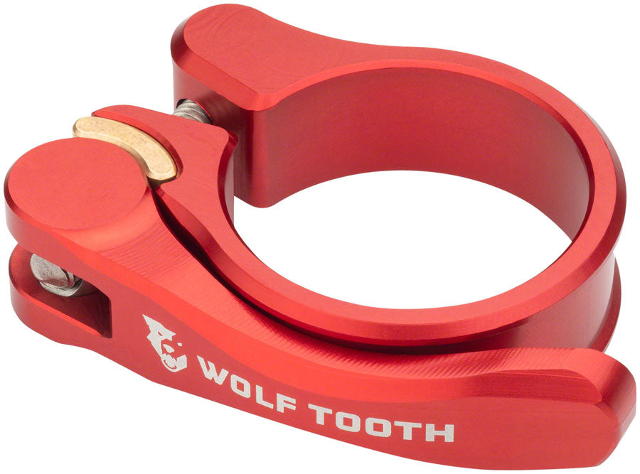Components Quick Release Seatpost Clamp - 28.6mm Red - Bicycle Warehouse