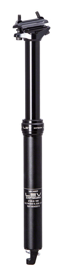 LEV Integra Dropper Seatpost - 30.9mm 100mm Black - Bicycle Warehouse