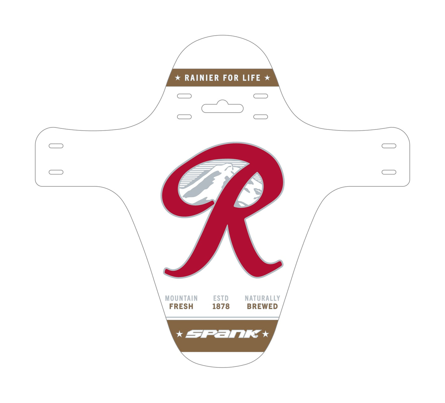 Spank X Rainier Mudfender - Bicycle Warehouse