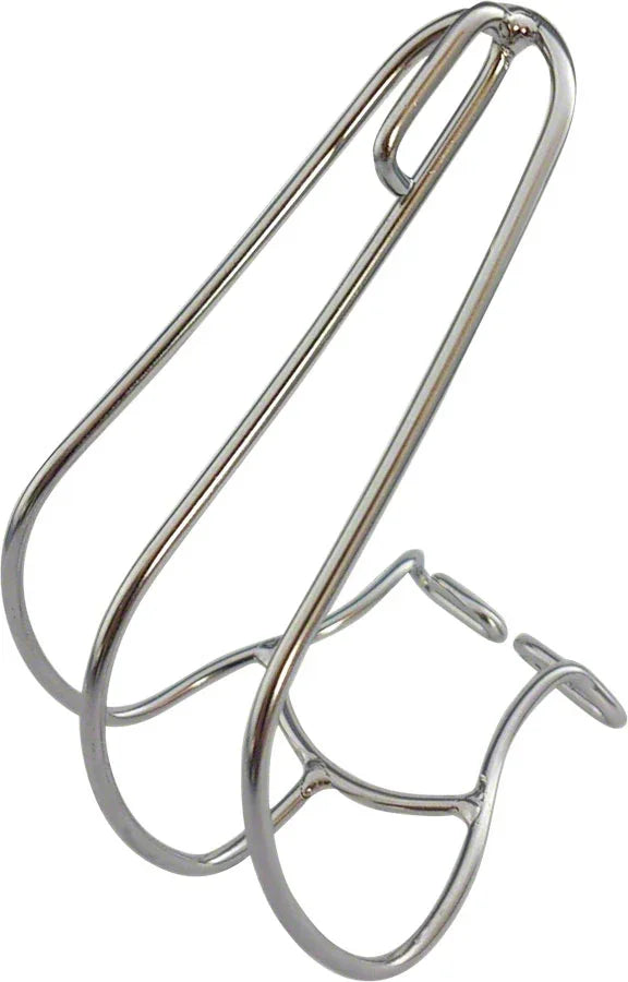 Stainless Steel Cage Toe Clips Medium Silver - Bicycle Warehouse
