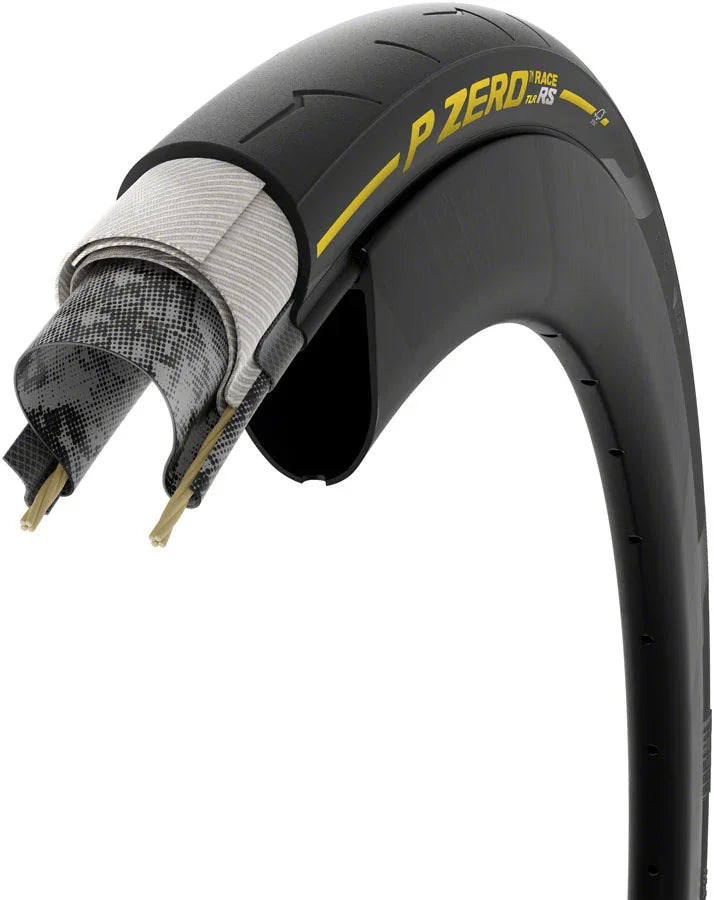 P ZERO Race TLR RS Tire - 700 x 28 Tubeless Folding YLW Label Team Edition SpeedCore SmartEvo - Bicycle Warehouse