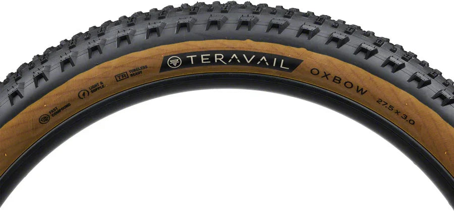 Oxbow Tire - 27.5 x 3 Tubeless Folding Tan Light and Supple - Bicycle Warehouse