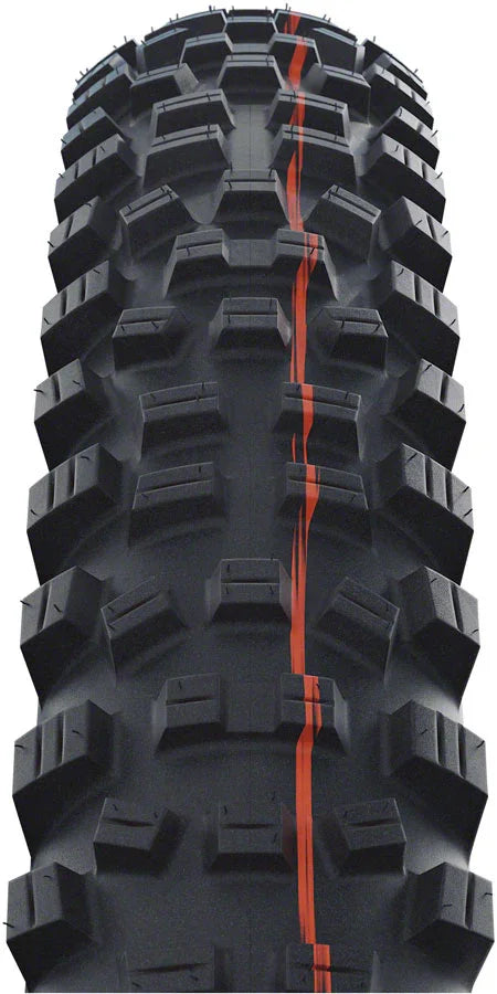 Hans Dampf Tire - 27.5 x 2.6 Tubeless Folding BLK/Bronze Evolution Line Super Trail Addix Soft - Bicycle Warehouse