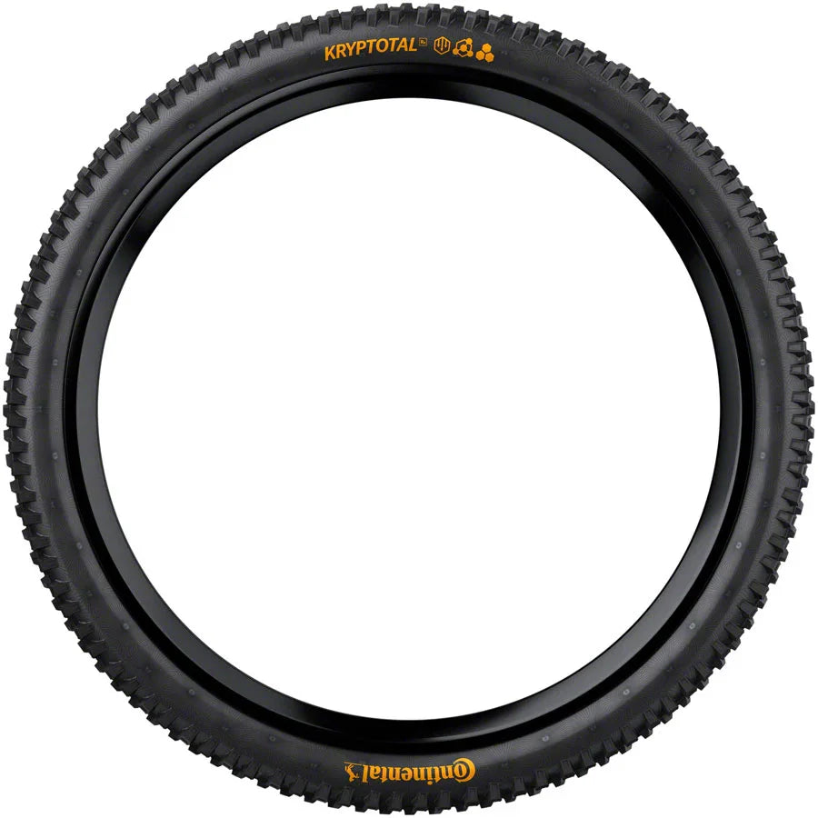 Kryptotal Rear Tire - 29 x 2.40 Tubeless Folding BLK Super Soft Downhill Casing E25 - Bicycle Warehouse