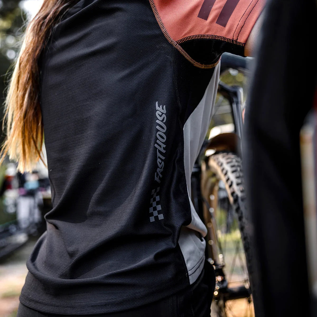 Alloy Sidewinder SS Women's Jersey - Mauve/Cream - Bicycle Warehouse