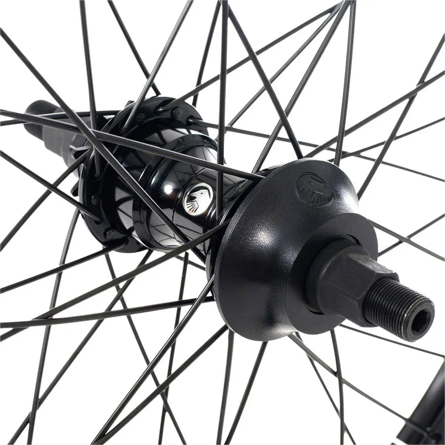 Symbol Rear Wheel - 20" 14 x 110mm LHD 9T 36H Black - Bicycle Warehouse