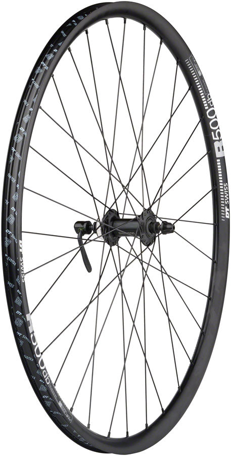 Shimano / DT R500 Disc Wheelset - 700 QR x 100/135mm Center-Lock HG 11 Road BLK - Bicycle Warehouse