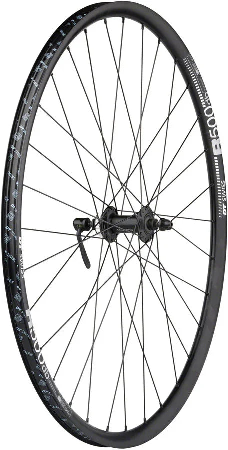 Shimano / DT R500 Disc Wheelset - 700 QR x 100/135mm Center-Lock HG 11 Road BLK - Bicycle Warehouse