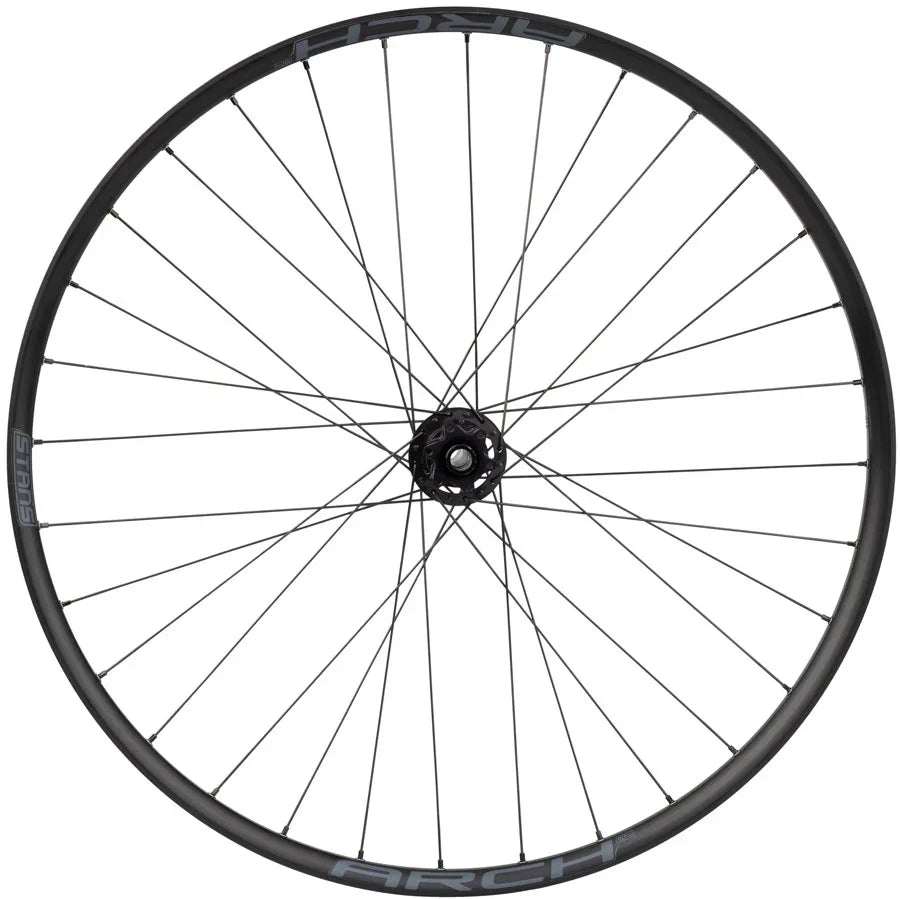 Quality Wheels DT 350 / Stans Arch S2 Front Wheel - 29" 15 x 110mm 6-Bolt BLK - Bicycle Warehouse