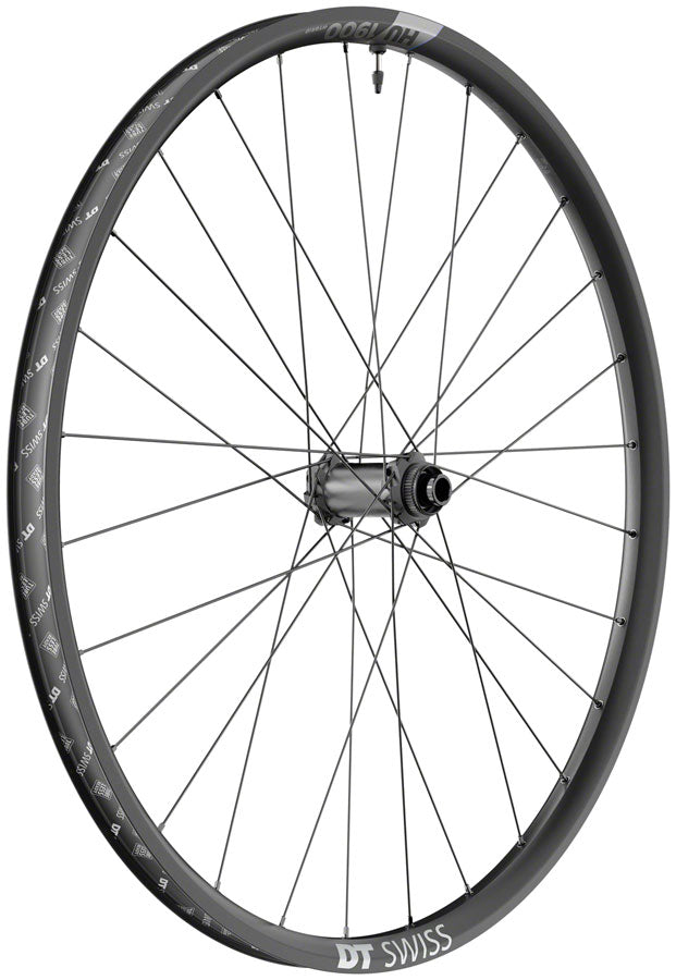 HU 1900 Spline Front Wheel - 29" 15 x 110mm Center-Lock Black - Bicycle Warehouse