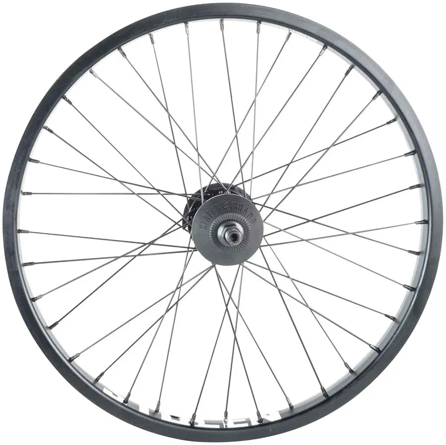 Rampage Pro Rear Wheel - 20" 14 x 110mm Rim Brake Freecoaster BLK 9T RHD - Bicycle Warehouse