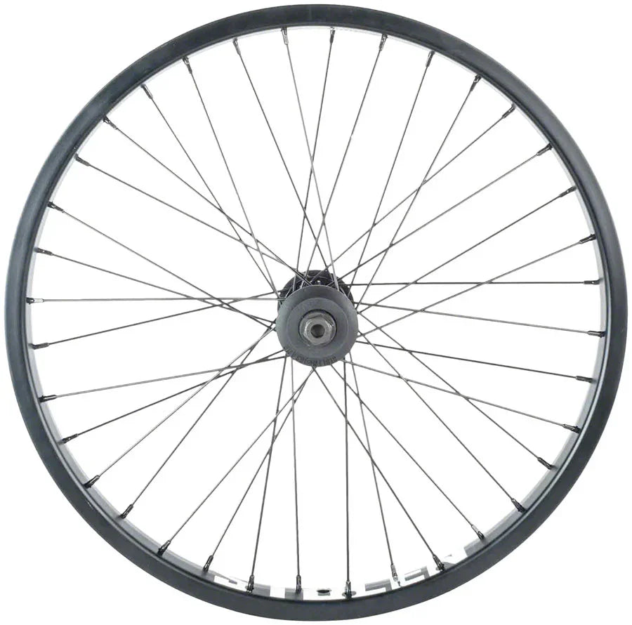 Rampage Pro Front Wheel - 20" 3/8" x 100mm Rim Brake Black - Bicycle Warehouse