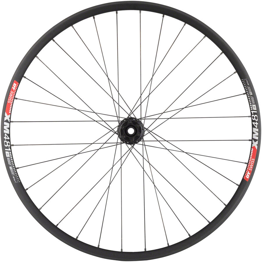 DT 350/DT XM481 Front Wheel - 29" 15 x 110mm Boost 6-Bolt BLK - Bicycle Warehouse