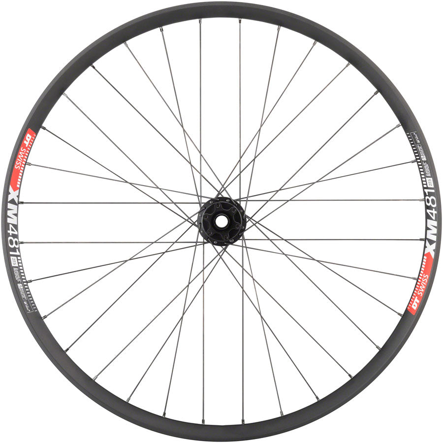DT 350/DT XM481 Front Wheel - 27.5" 15 x 110mm Boost 6-Bolt BLK - Bicycle Warehouse