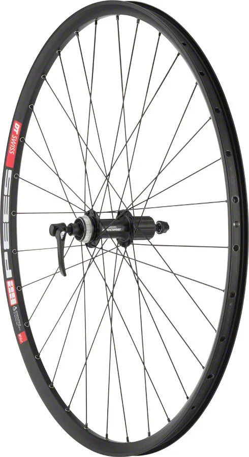 Deore M610/DT 533d Rear Wheel - 29" QR x 135mm Center-Lock HG 10 BLK - Bicycle Warehouse