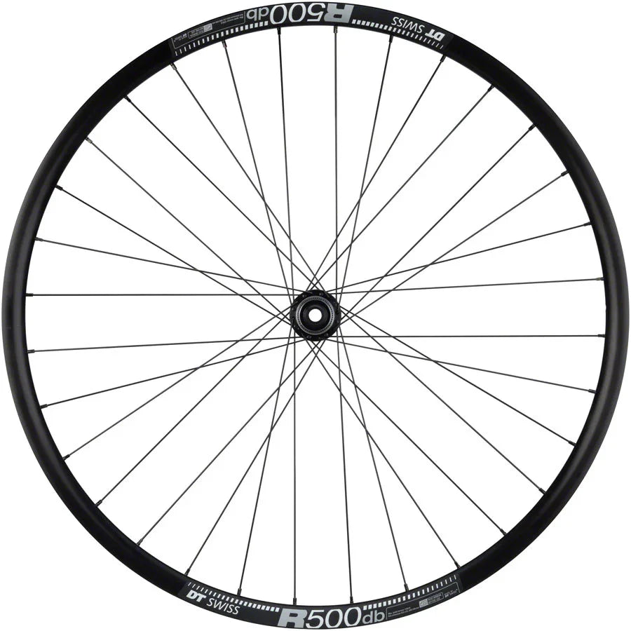 105/DT R500 Disc Front Wheel - 700 12 x 100mm Center-Lock BLK - Bicycle Warehouse