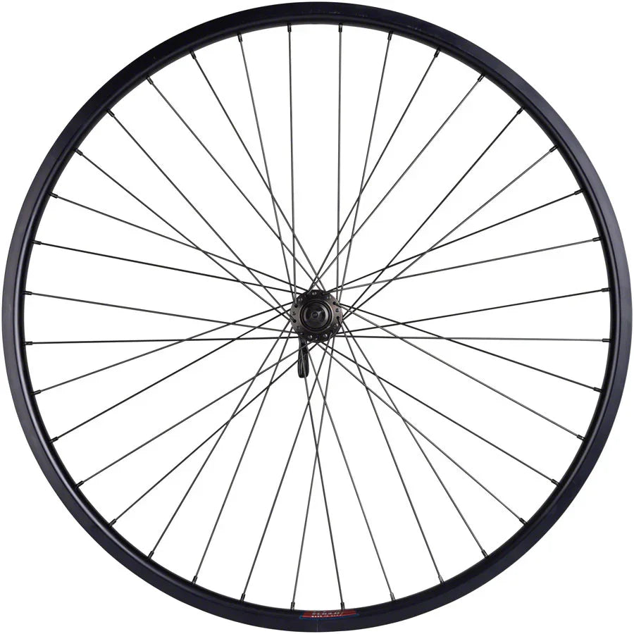 Value HD Series Disc Front Wheel - 700 QR x 100mm Center-Lock BLK - Bicycle Warehouse