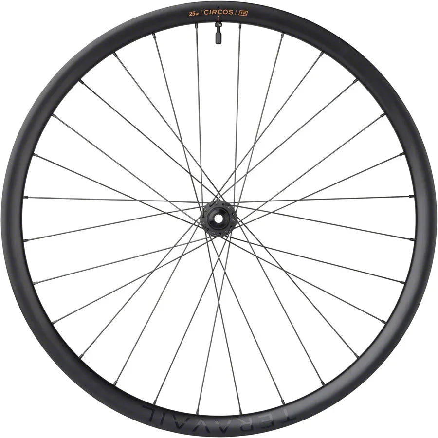 Teravail Circos Gravel Front Wheel - 700 12 x 100mm Center-Lock Carbon DT350 - Bicycle Warehouse