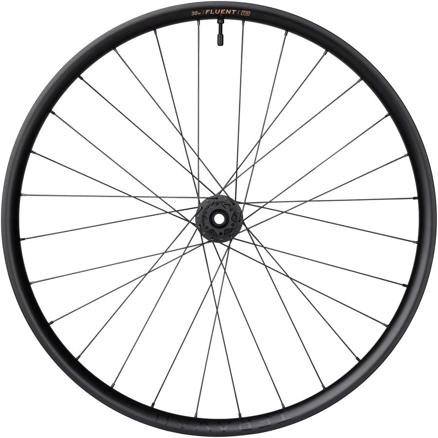 Teravail Fluent Mountain Front Wheel - 29" 15 x 110mm Boost 6-Bolt Carbon DT350 28H - Bicycle Warehouse