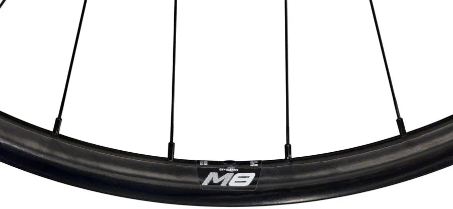 M8 Front Wheel - 29" 15 x 110 Center-Lock Black - Bicycle Warehouse