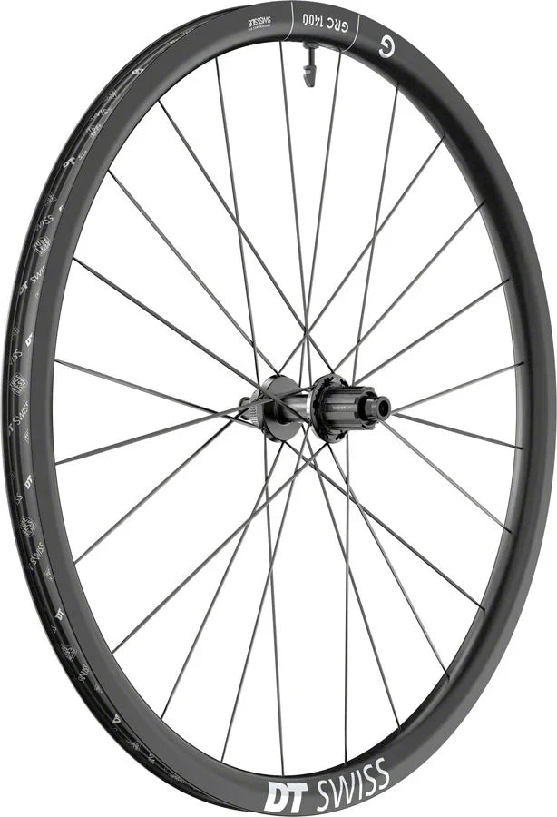GRC 1400 DICUT 30 Rear Wheel - 700 12 x 142mm Center-Lock N3W Ratchet EXP 36 BLK - Bicycle Warehouse