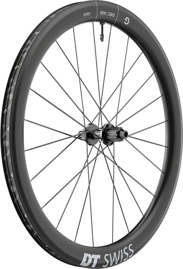 GRC 1400 DICUT 50 Rear Wheel - 700c 12 x 142mm Center-Lock N3W Ratchet EXP 36 BLK - Bicycle Warehouse