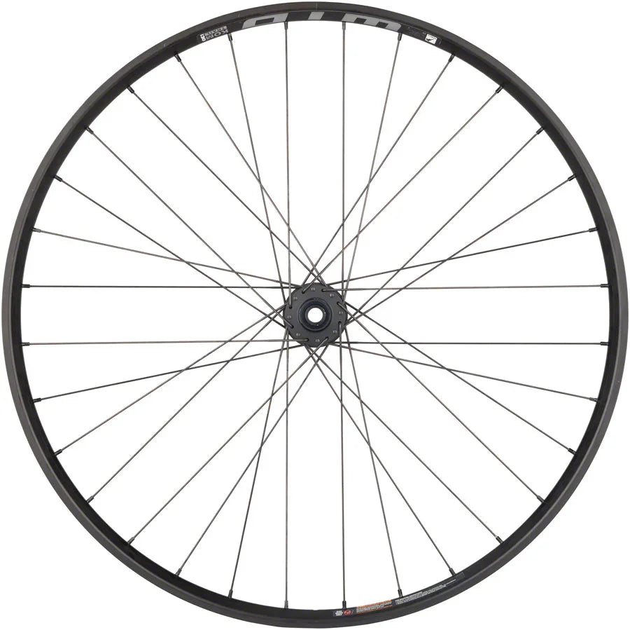 DT 370 / WTB KOM i30 Front Wheel - 29" 15 x 110mm 6-Bolt BLK - Bicycle Warehouse