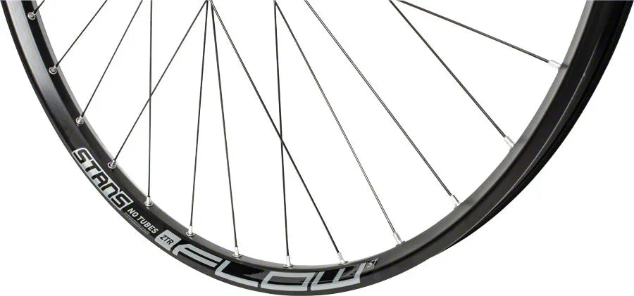 Stans Flow S1 Front Wheel - 29" 15 x 100mm 6-Bolt Black - Bicycle Warehouse