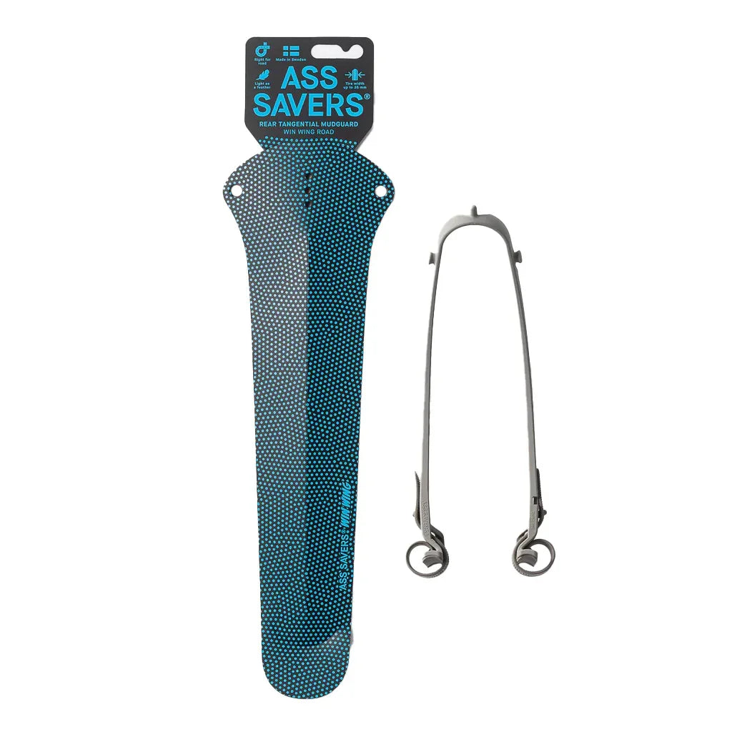 Win Wing 2 Road Fender Blue Dots - Bicycle Warehouse