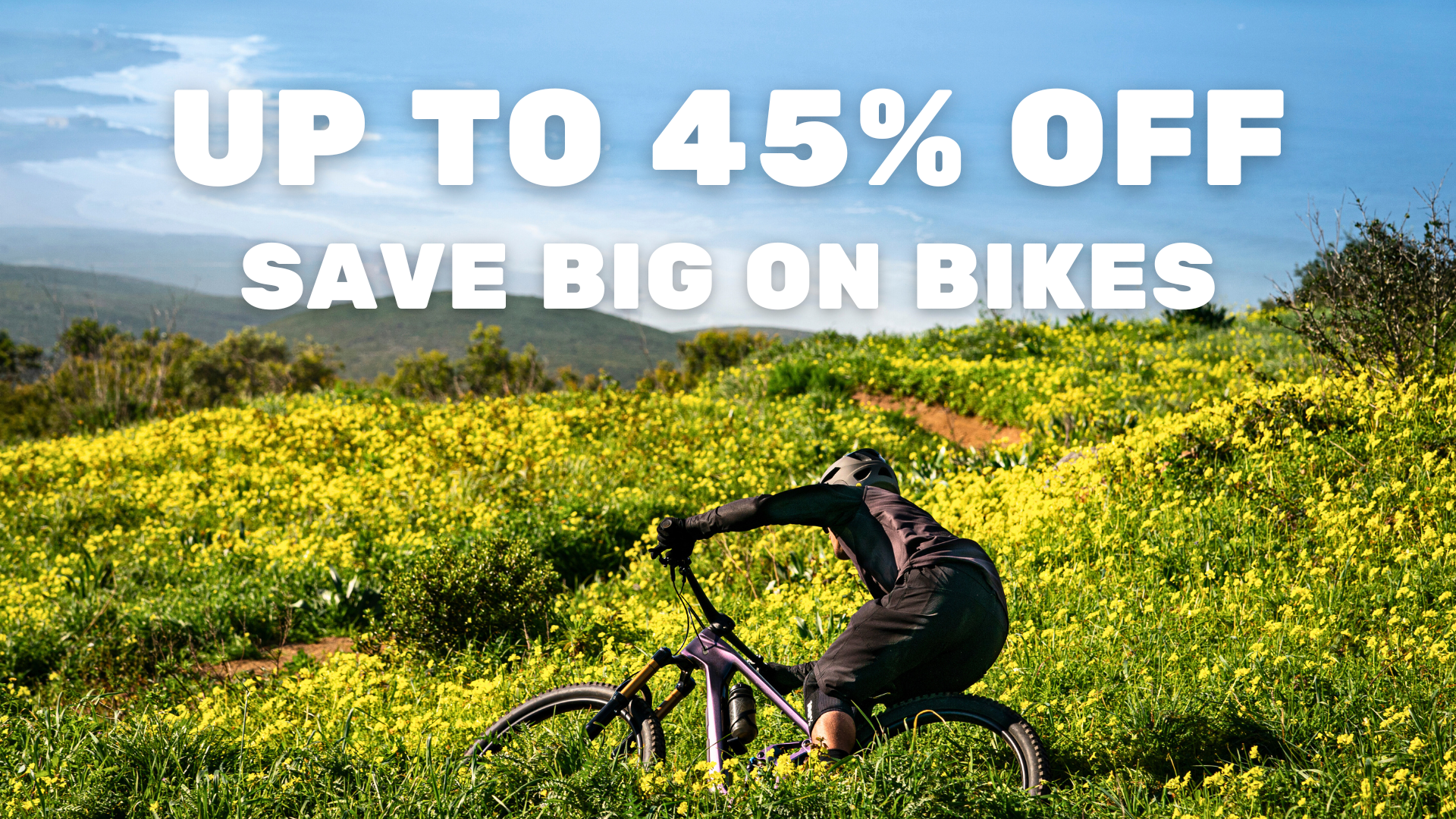 Mountain bikes on sale, up to 45% off