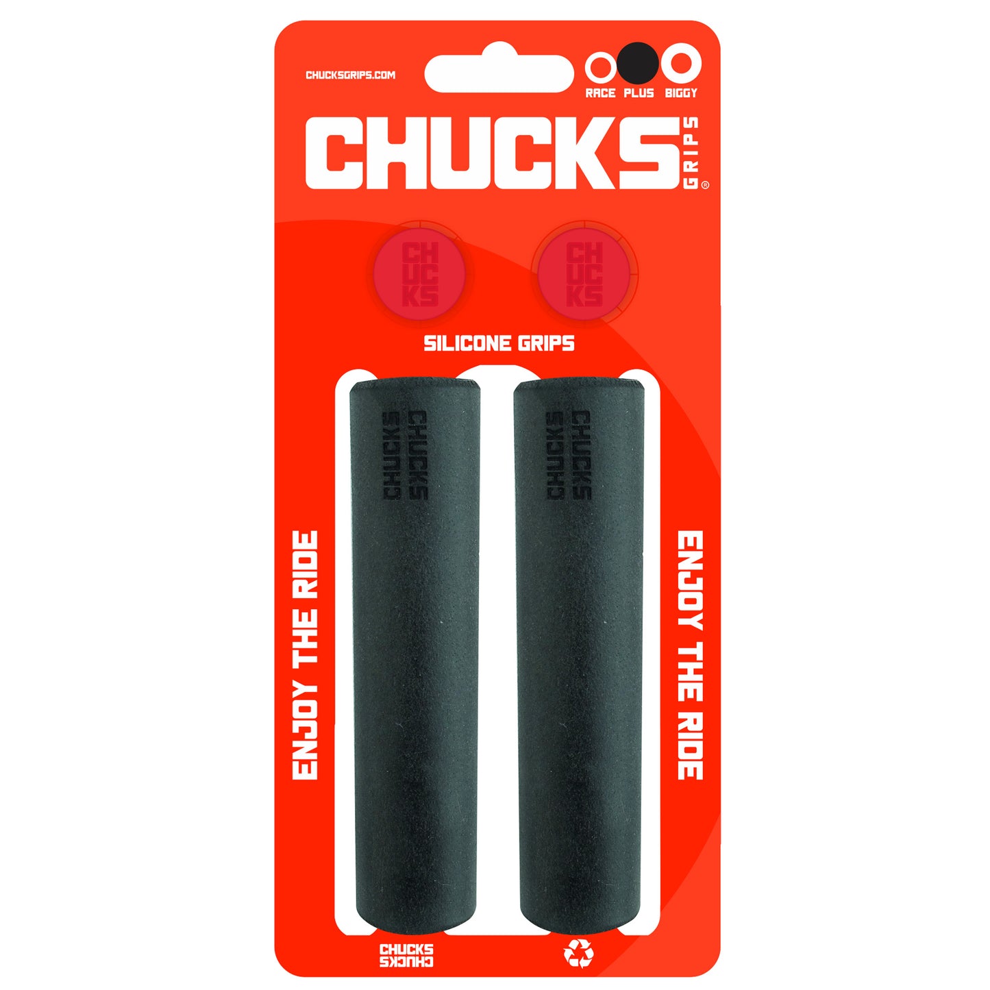 Plus Grips 130mm x 27.5mm Black - Bicycle Warehouse