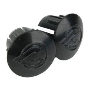 Bar End Plugs Milano Black Pair - Bicycle Warehouse