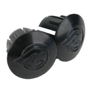 Bar End Plugs Milano Black Pair - Bicycle Warehouse