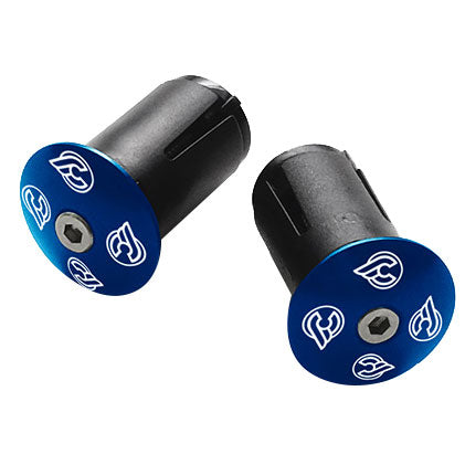 Expander Alloy End Plugs Ano Blue Pair - Bicycle Warehouse