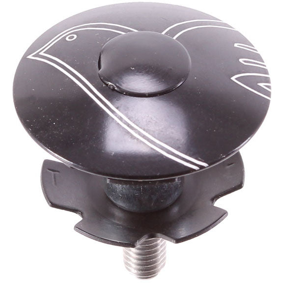 Top Cap Kit Columbus 1-1/8" Alloy Steerers Black - Bicycle Warehouse