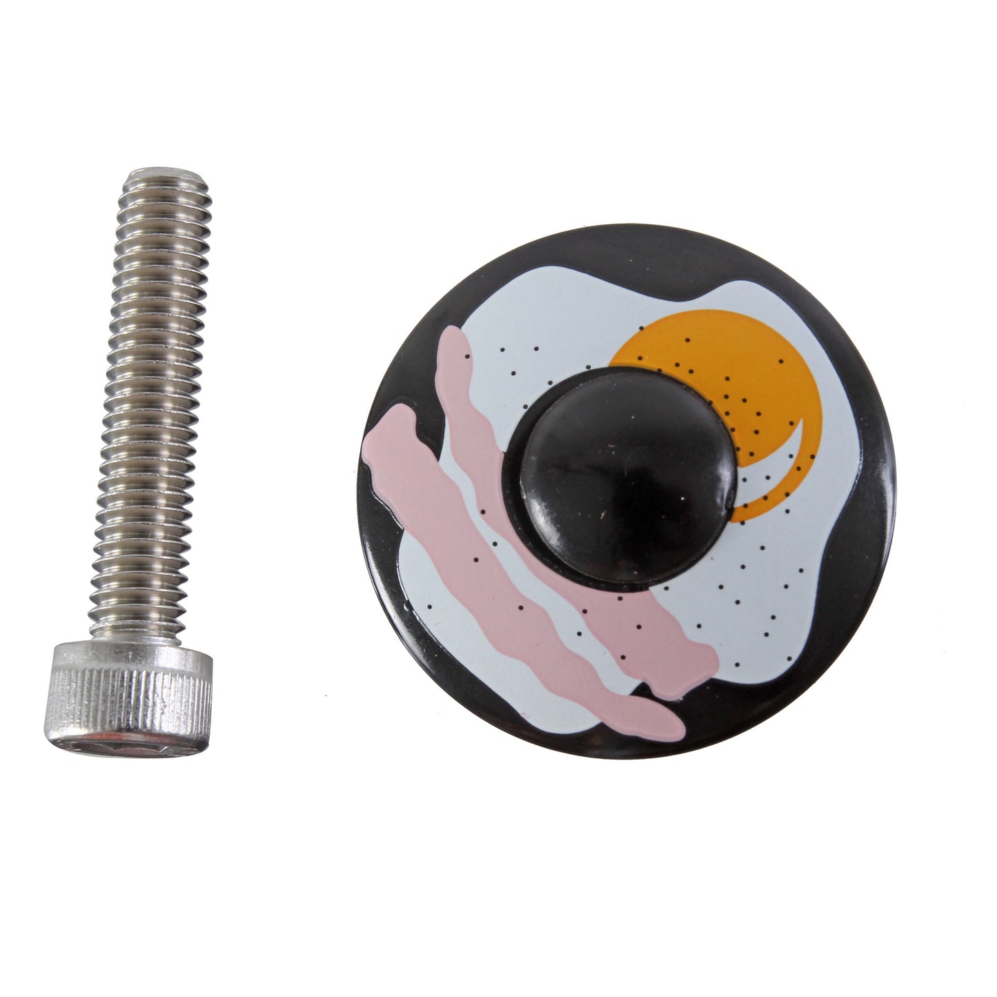 Top Cap Kit 1-1/8" Alloy Steerers Fried Egg - Bicycle Warehouse
