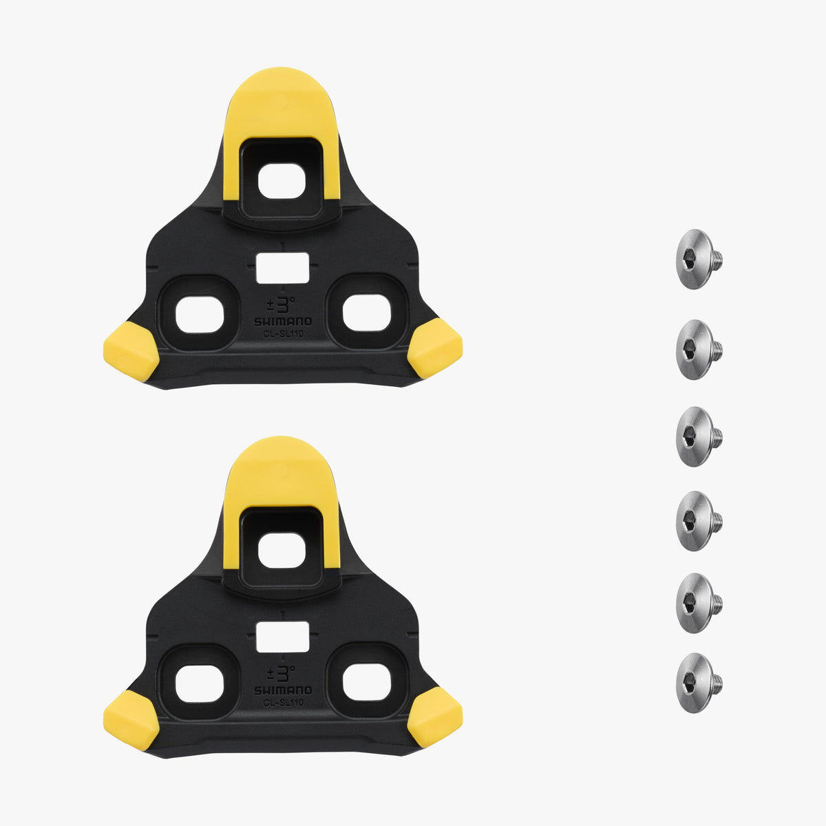 CL-SL110 SPD-SLR 6-Degree Mode Cleats (Yellow) - Yellow / ONE